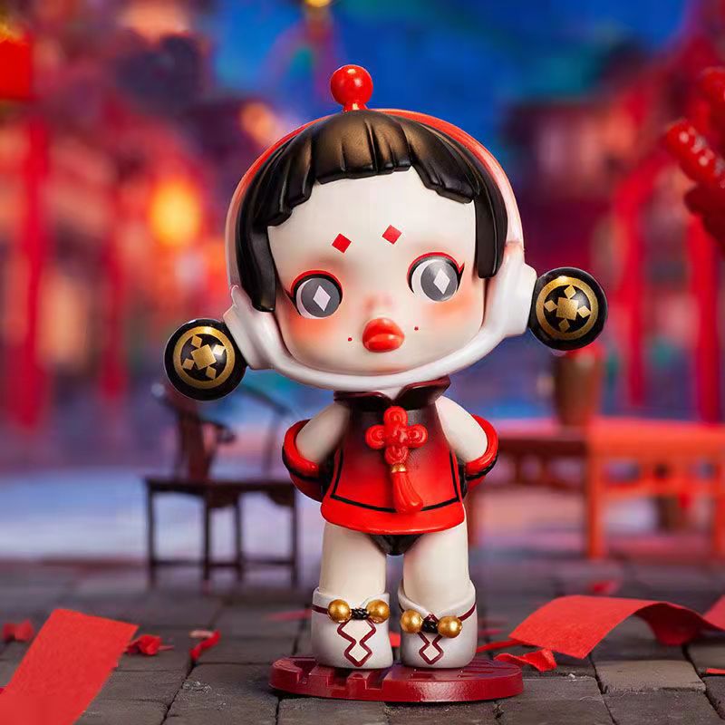 虎跃新春系列盲盒 popmart泡泡玛特手办桌面摆件新年礼物前程似锦