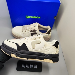 【狂欢价】FILA / 斐乐2024新款滑板鞋BANK DX潮牌厚底休闲板鞋