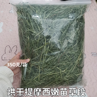 烘干北提嫩苗草段兔子龙猫荷兰猪牧草幼兔提摩西干草超绿350克/袋