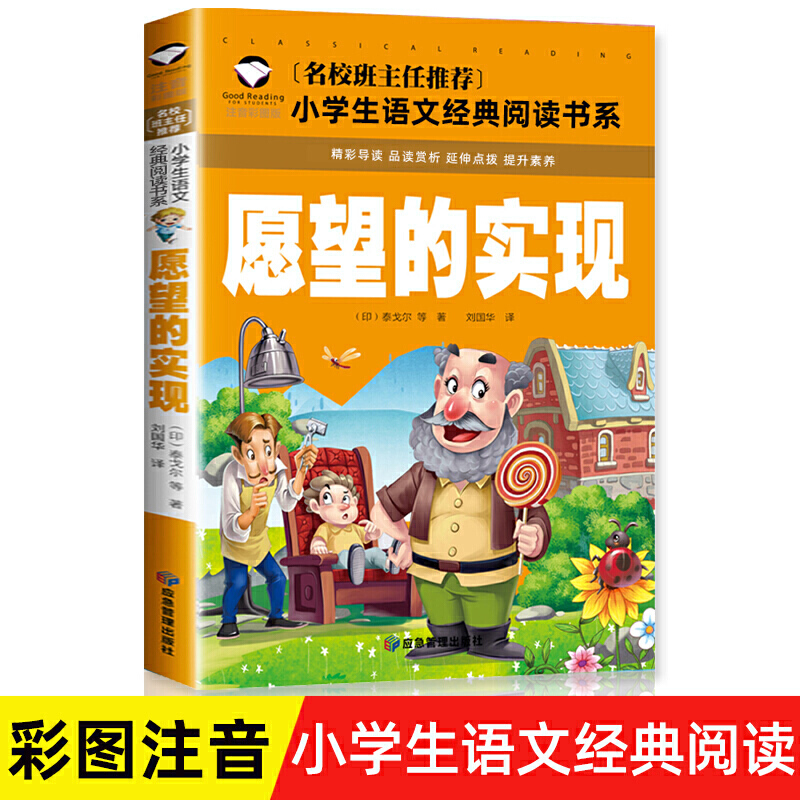 愿望的实现正版书 注音版二年级应读课外书语文同步小学生课外阅读书籍 6-9-10岁儿童文学读物推荐快乐读书吧推荐畅销文学书籍