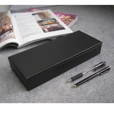 Leatherwear hotel Stationery With cover multi-function originality fashion pen container desktop storage box to work in an office Supplies Sorting boxin the Storage consolidation , Home Storage appliances , Storage Box , Stationery storage box  category - from Buy2taobao.com to provide professional Taobao agent buy service