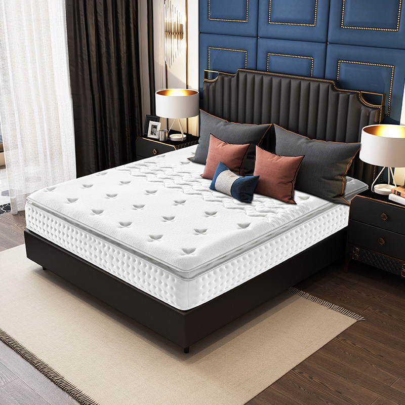 克洛伊森泰国乳胶床垫1.8m椰棕独立弹簧席梦思酒店硬软床垫kl8001