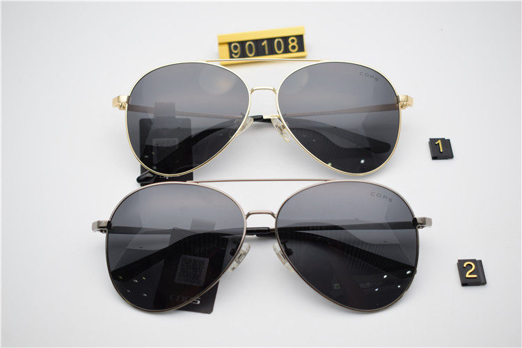 特警cops明星款开车偏光情侣男女太阳镜黑墨镜可配近视眼镜90108