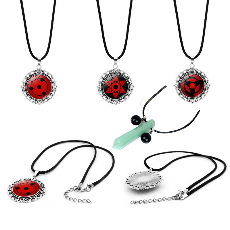 动漫周边火影忍者_火影忍者项链吊坠漩涡鸣人同款飞段宇智波鼬神