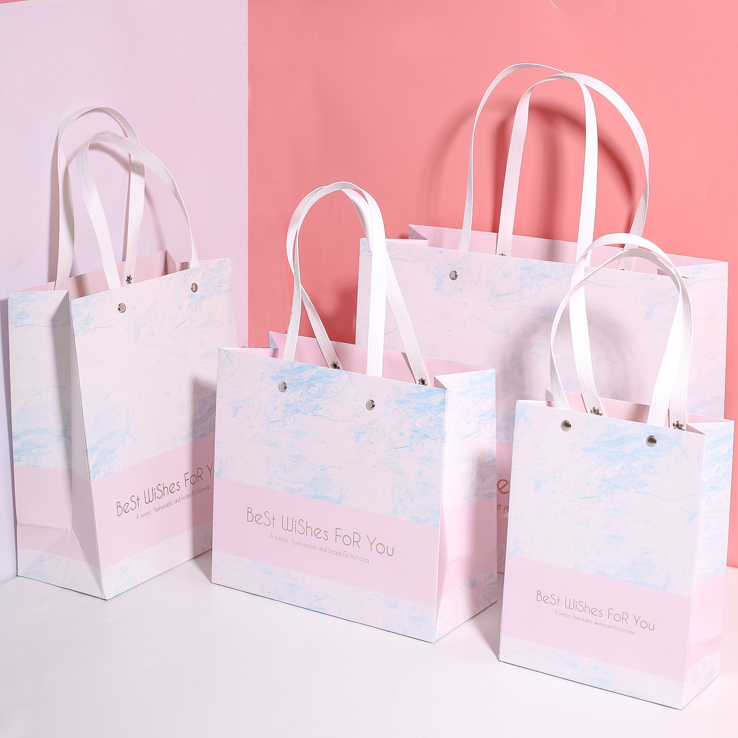 超大号纸袋_ins衣服礼物纸袋子时尚手提网红袋高档精美糖果包装袋小