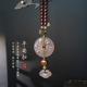 2025新款高级感三羊开泰貔貅平安扣紫玉髓汽车挂件如意锁车内挂饰