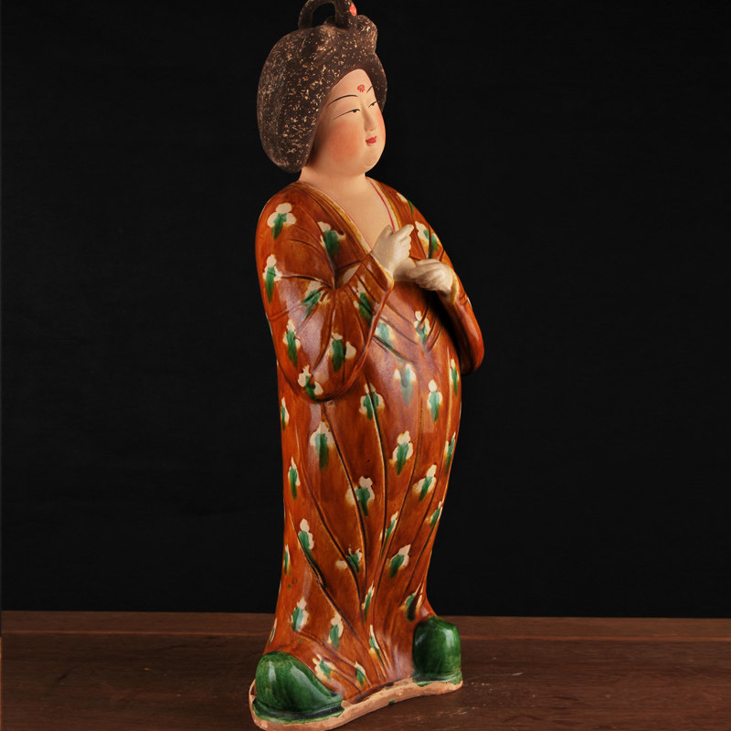 唐三彩国家级非遗传承人高水旺 离手胖俑