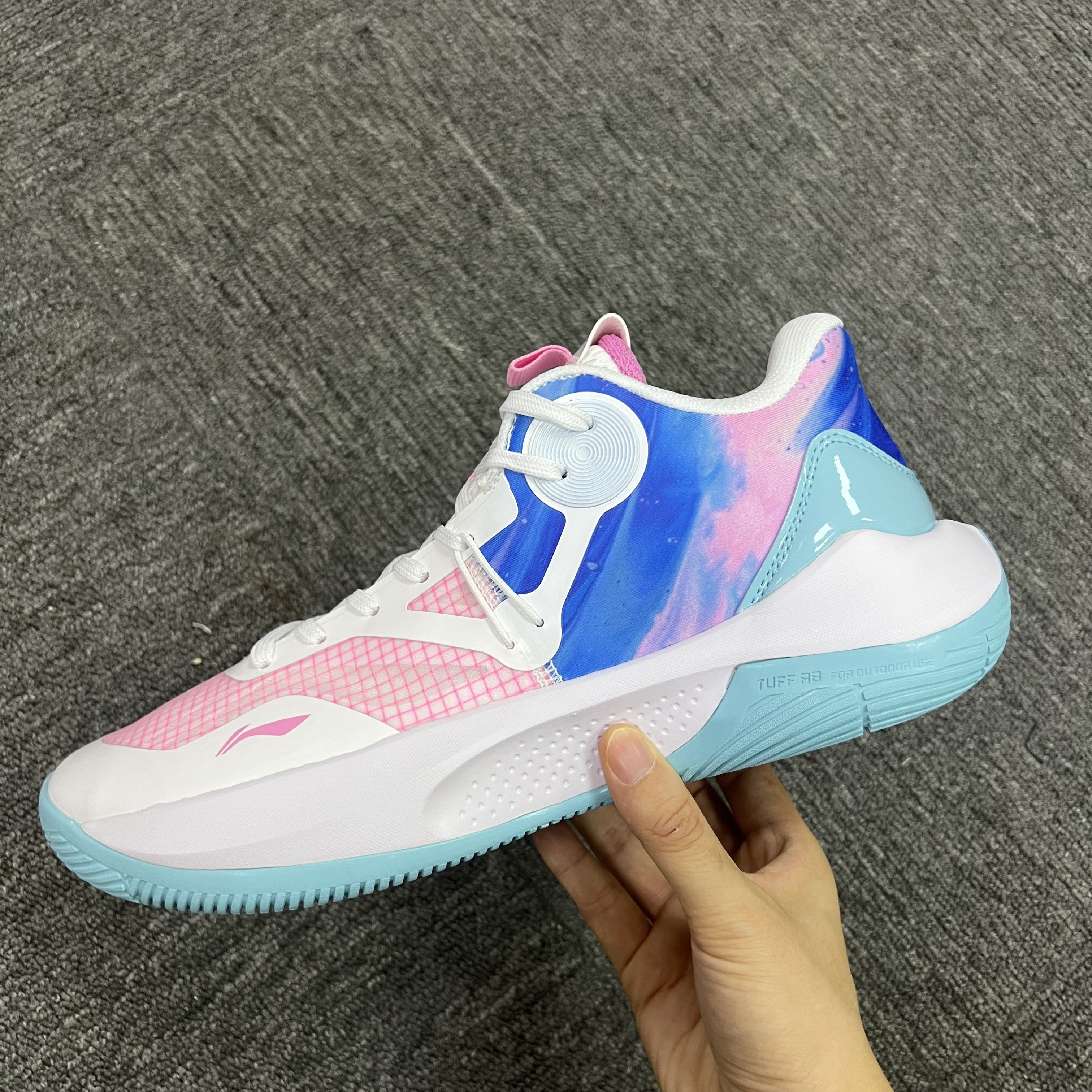 李宁音速9篮球鞋低帮low冰淇淋td减震透气实战球鞋abps023-1