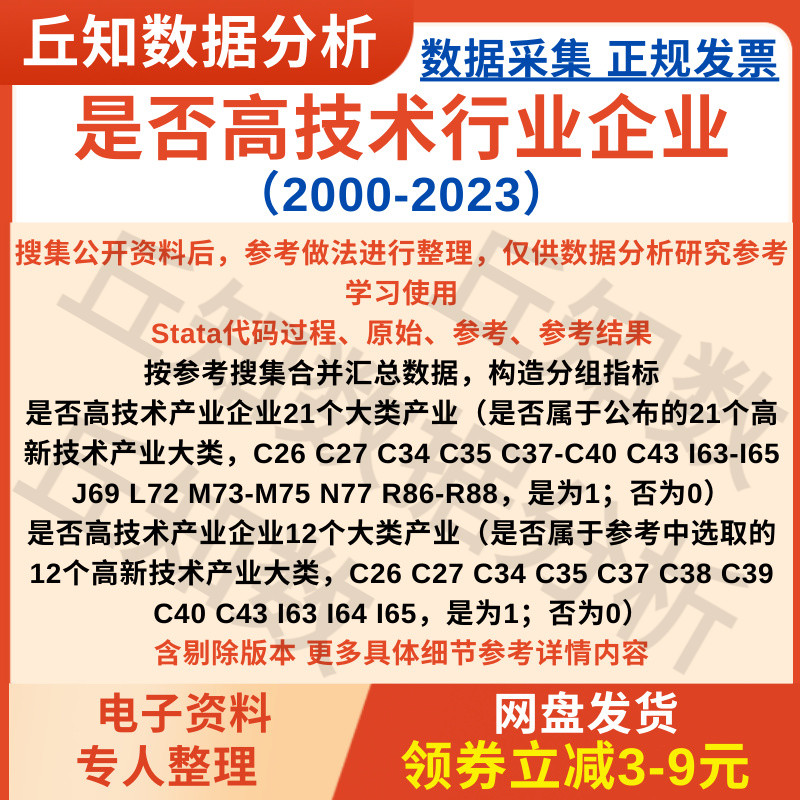 是否高技术行业企业2000-202