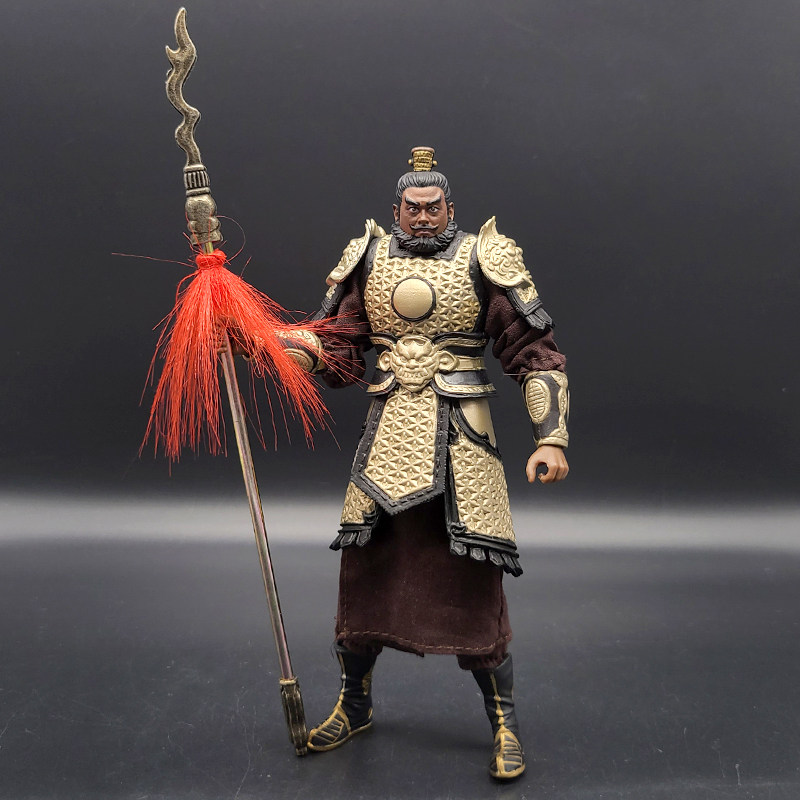 1/12三国张飞演义武圣关羽6寸可动人偶手办模型玩具摆件将军兵人