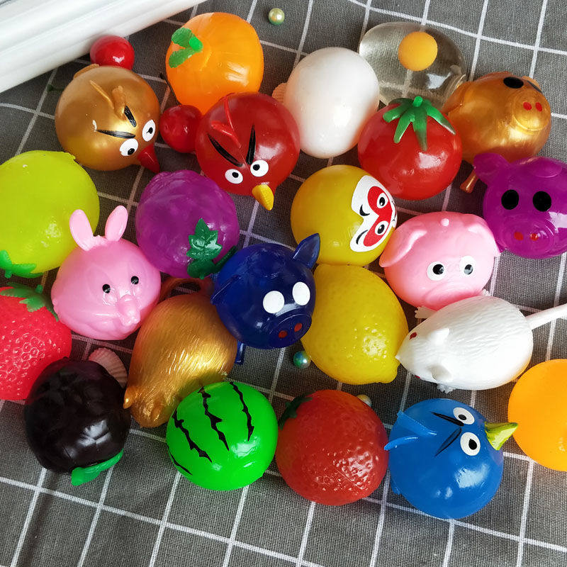 创意整蛊玩具摔不烂水球水果发泄球减压网红发泄解压神器儿童礼品