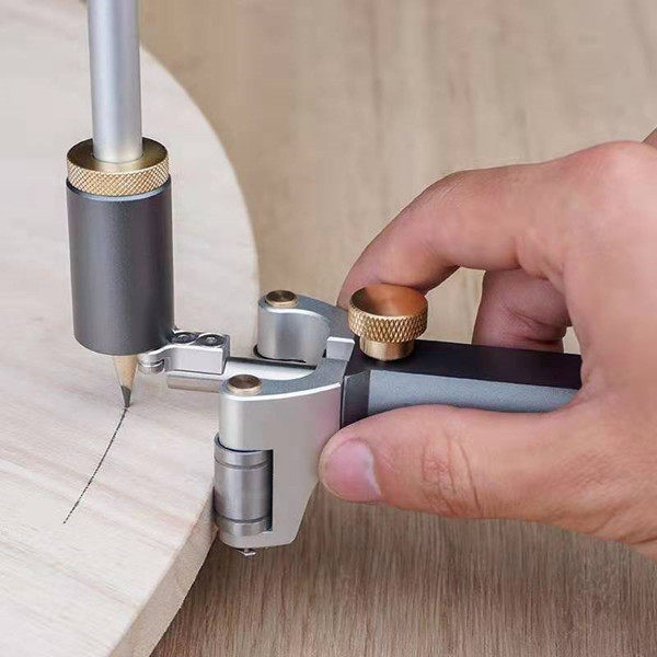 木工直线圆弧两用划线器平行画线器多功能划线工具敢为画规轮廓