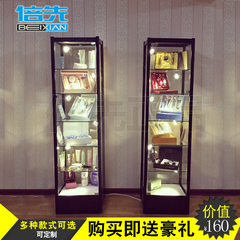 小饰品展示柜玻璃珠宝展柜货架化妆品展示柜家用精品模型手办展柜