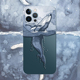 适用苹果14pro手机壳iPhone11鲸鱼xrmax艺术XS透明13北欧风12minI