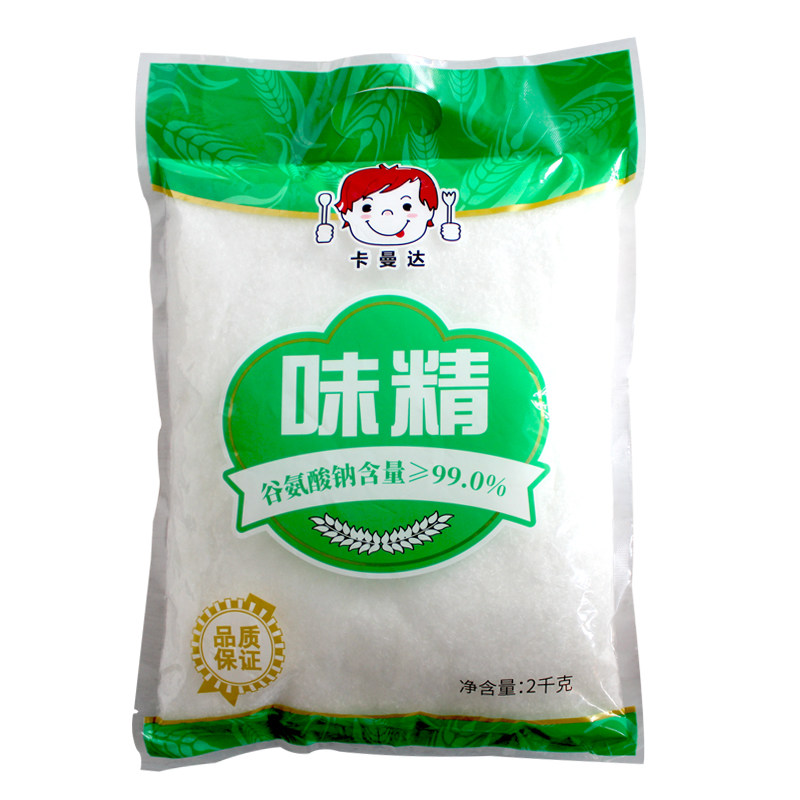 卡曼达味精2kg味精大袋商用鸡精特鲜提鲜增味4斤装大包装家用调料