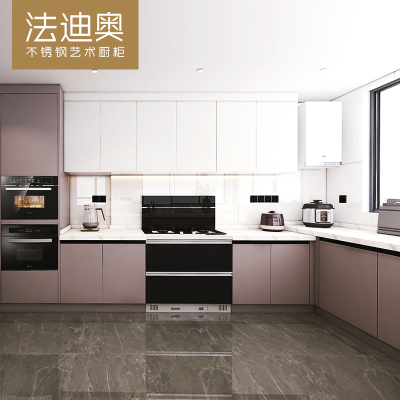 法迪奥304不锈钢橱柜2021新款厨房厨柜定制石英石台面开放式设计|msdalam kategori Seluruh adat rumah, Kitchen Cabinet & Aksesori, 不锈钢橱柜 - dari Buy2taobao.com untuk memberikan perkhidmatan ejen Taobao profesional membeli