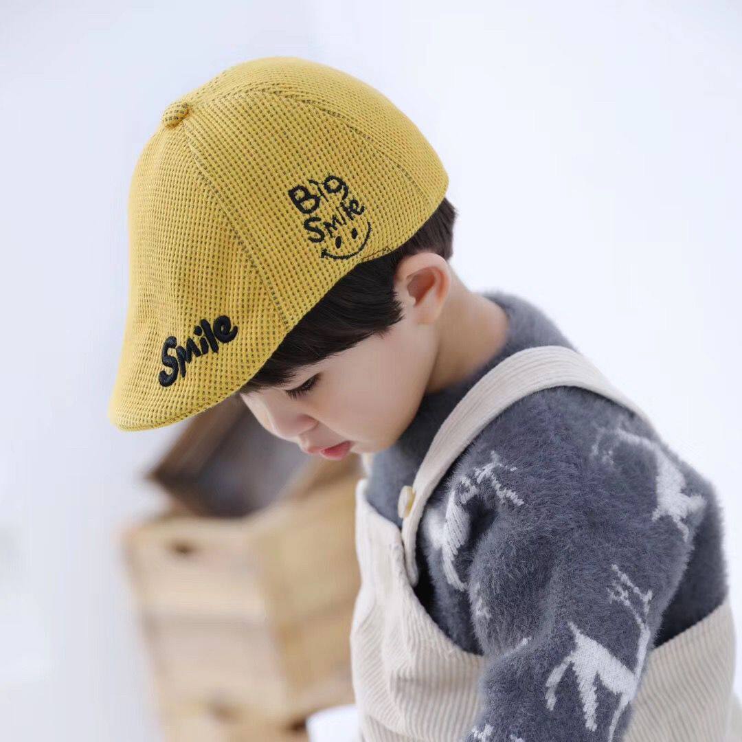 男童帽子秋冬韩版潮 英伦