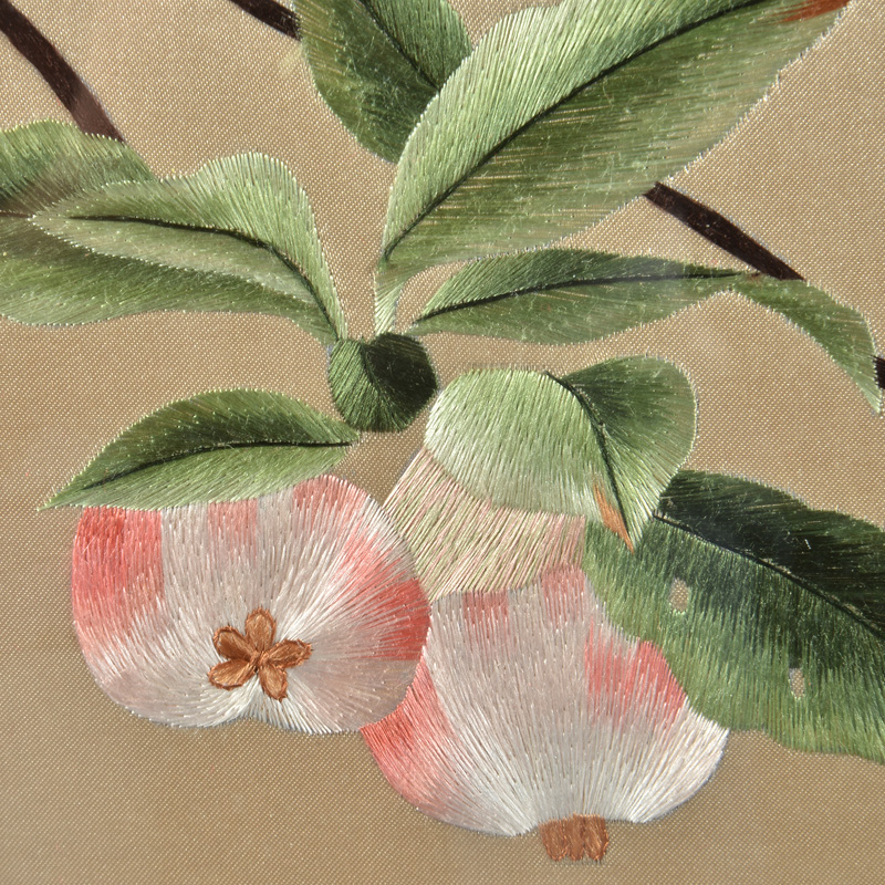 中国刺绣精品 汴绣 宋代花鸟