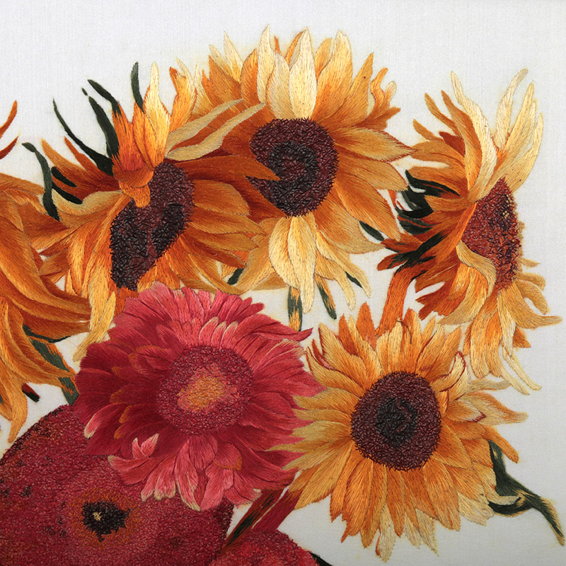 中国刺绣精品 汴绣向日葵