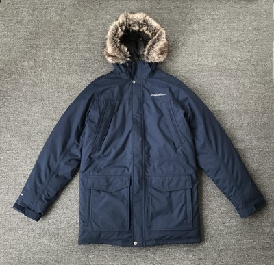 外贸牛货美国客供户外男装羽绒服防水加厚连帽抗寒-40℃大码中长