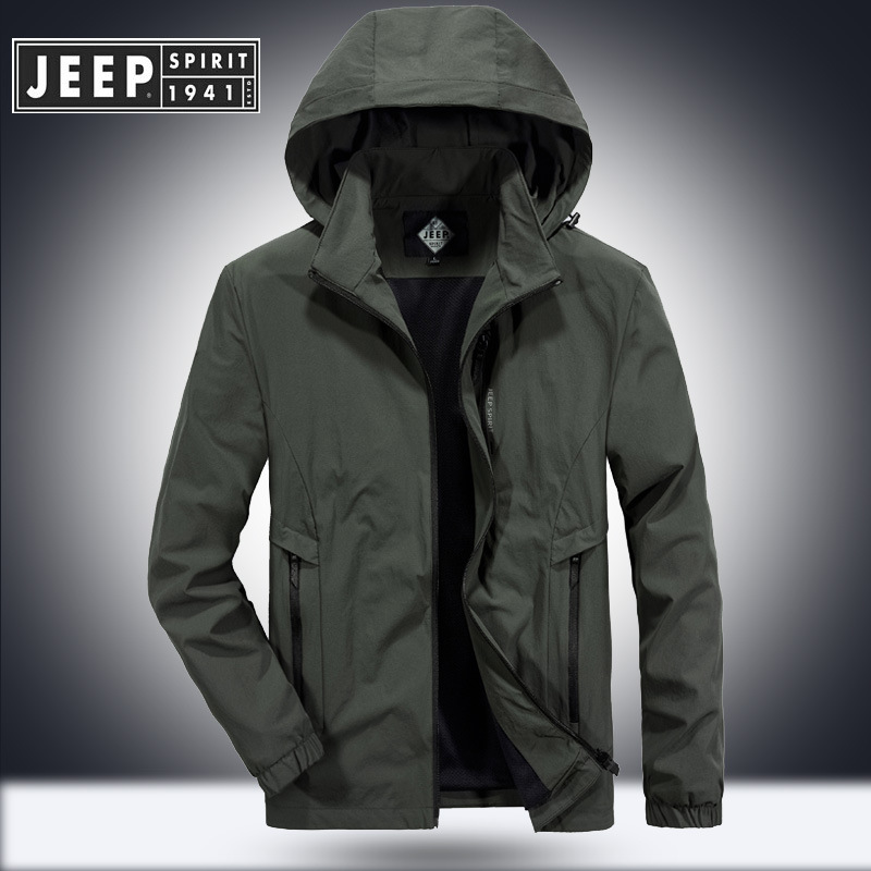 吉普男装外套 jeep 户外休闲正品大额优惠券