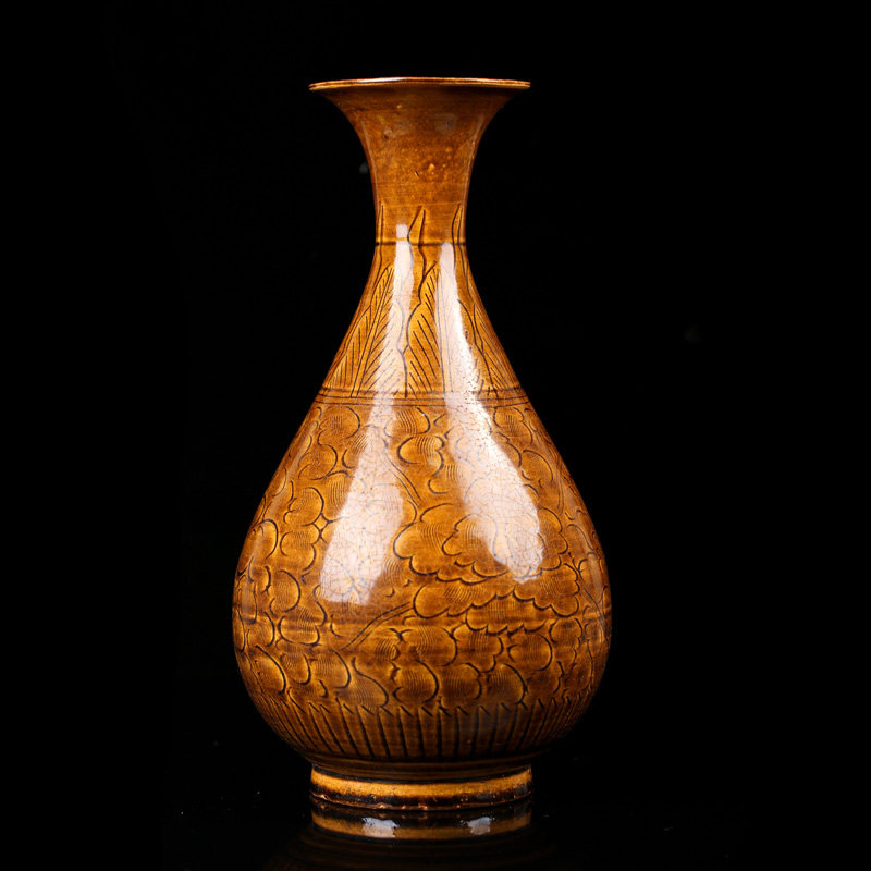 精美聚宝瓶摆件 精美花瓶 高约33cm 佛法加持
