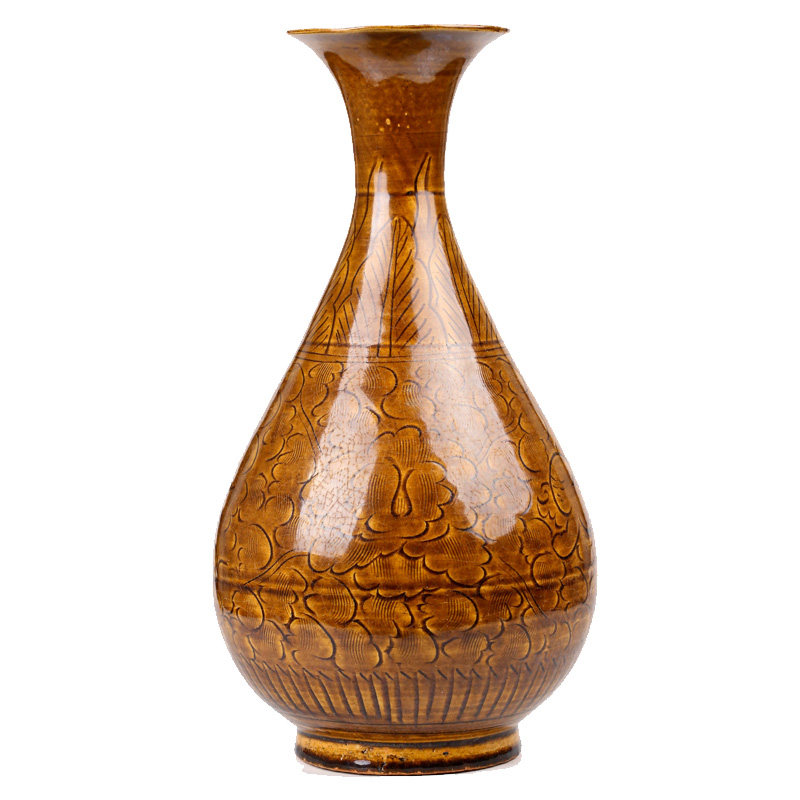 精美聚宝瓶摆件 精美花瓶 高约33cm 佛法加持