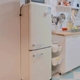 金松 BCD-133R复古冰箱小型家用双门冷冻冷藏复古美式彩色网红冰