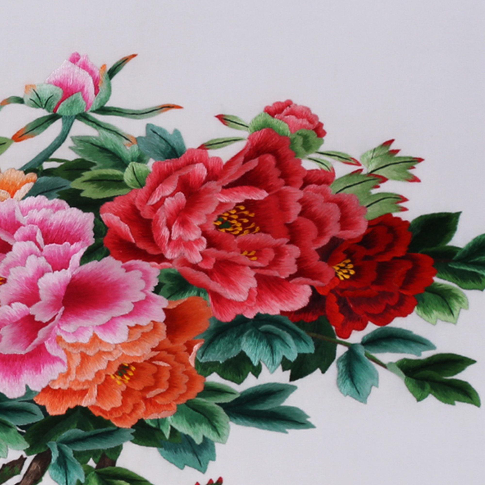 中国刺绣工艺大师 侯玲玲 汴绣花开富贵