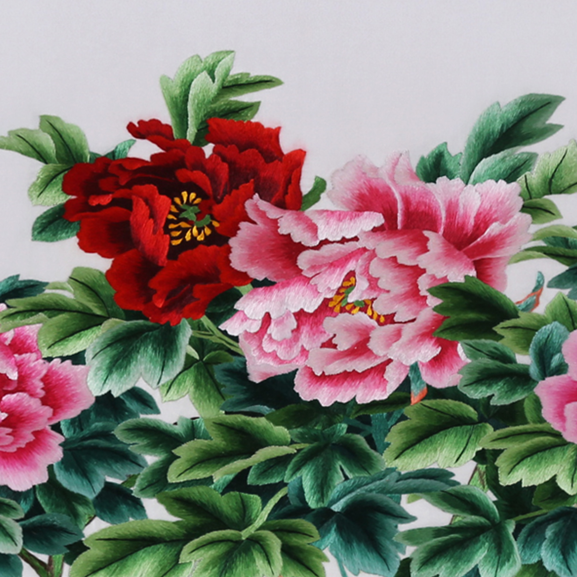 中国刺绣工艺大师 侯玲玲 汴绣花开富贵