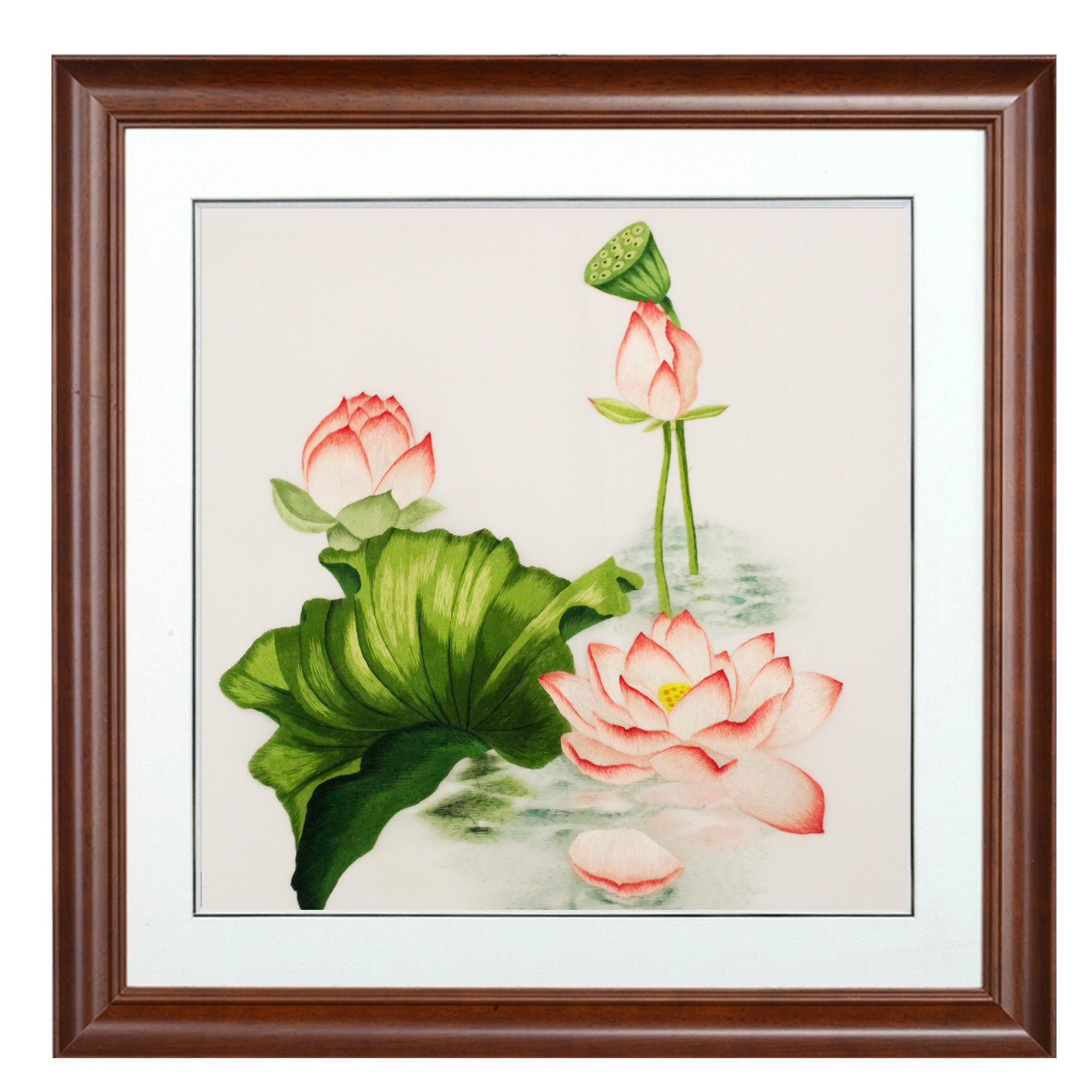 中国刺绣工艺大师 侯玲玲 汴绣清荷雅韵