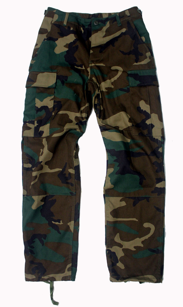 经典时尚复古潮牌迷彩长裤加厚多袋工装四色迷彩bdu裤街头摇滚党