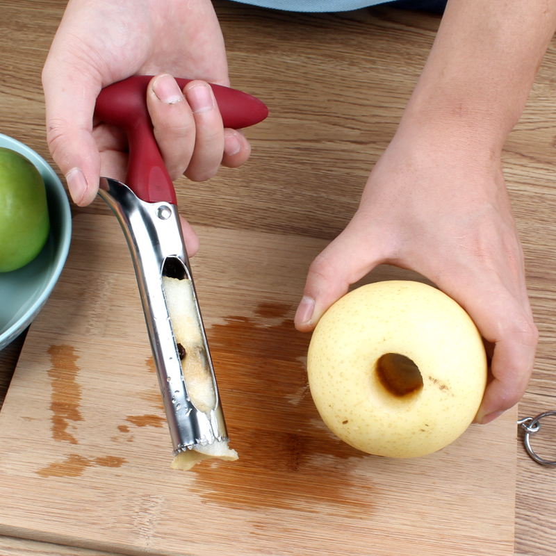 苹果取芯器去芯器 梨水果去核刀果心抽手柄去核器 削皮器厨房工具