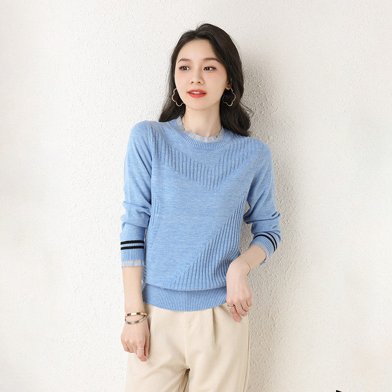 海尔曼斯2022春秋季新款诸老大羊毛衫天山女装兔皇羊绒毛衣打底衫