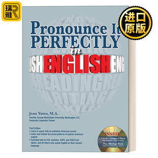 现货 Pronounce it Perfectly in English with Online Audio