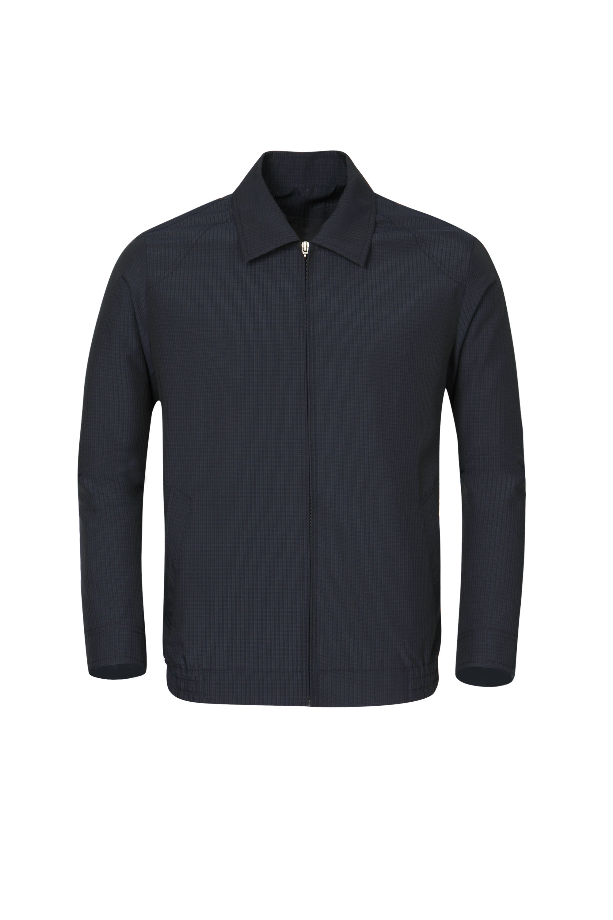 金狐狸(jhl)正品男装 防皱面料 格子纹理常青款 夹克_2折现价358元