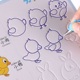 幼儿园画画本凹槽绘图本宝宝控笔训练简笔画启蒙儿童临摹学画字帖