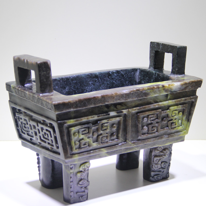 《古鼎生辉》王志亚大师工作室精品摆件650g