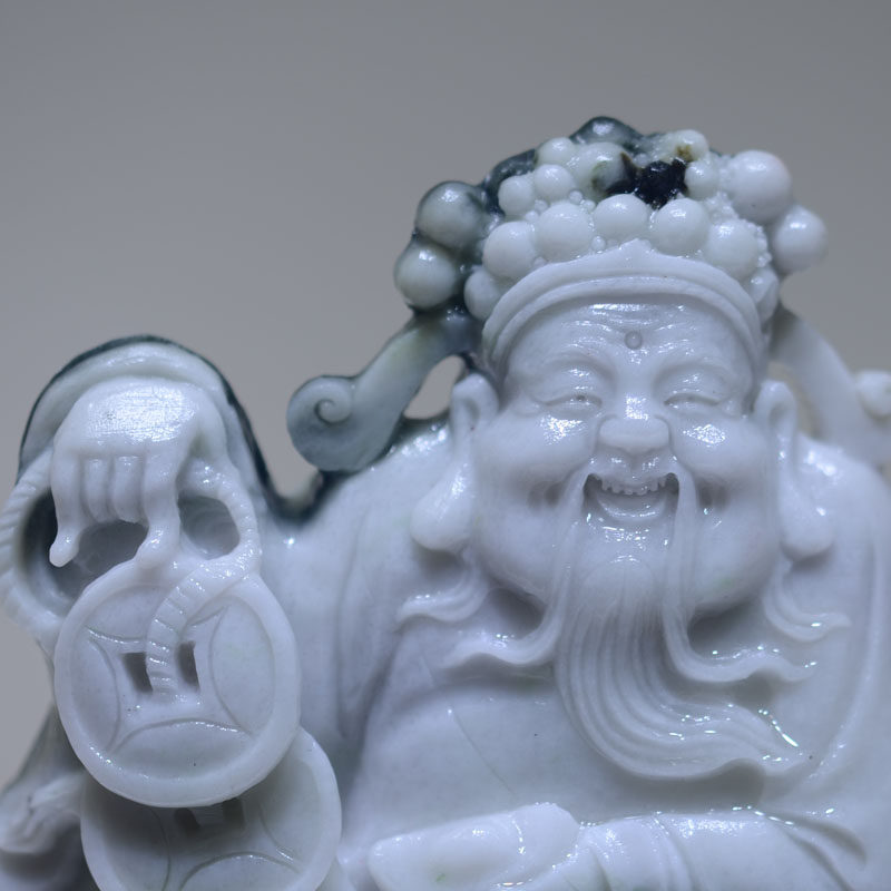 独山玉摆件【财神】2900g