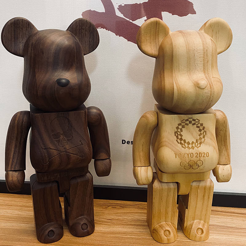 bearbrick暴力熊积木熊bape猿猴400手办模型摆件公仔礼物