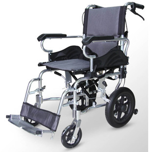 铝合金旅游手推车可推坐老年运动超轻便携式折叠老人旅行轮椅小型