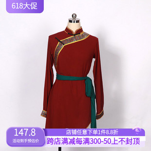 舞依艺库蒙古族舞蹈练习上衣服装女表演舞蹈服演出服艺考考级服装