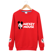 2021 autumn and winter new Disney Mickey Mouse Mickey print women's cartoon armband boudoir friends sweater trend