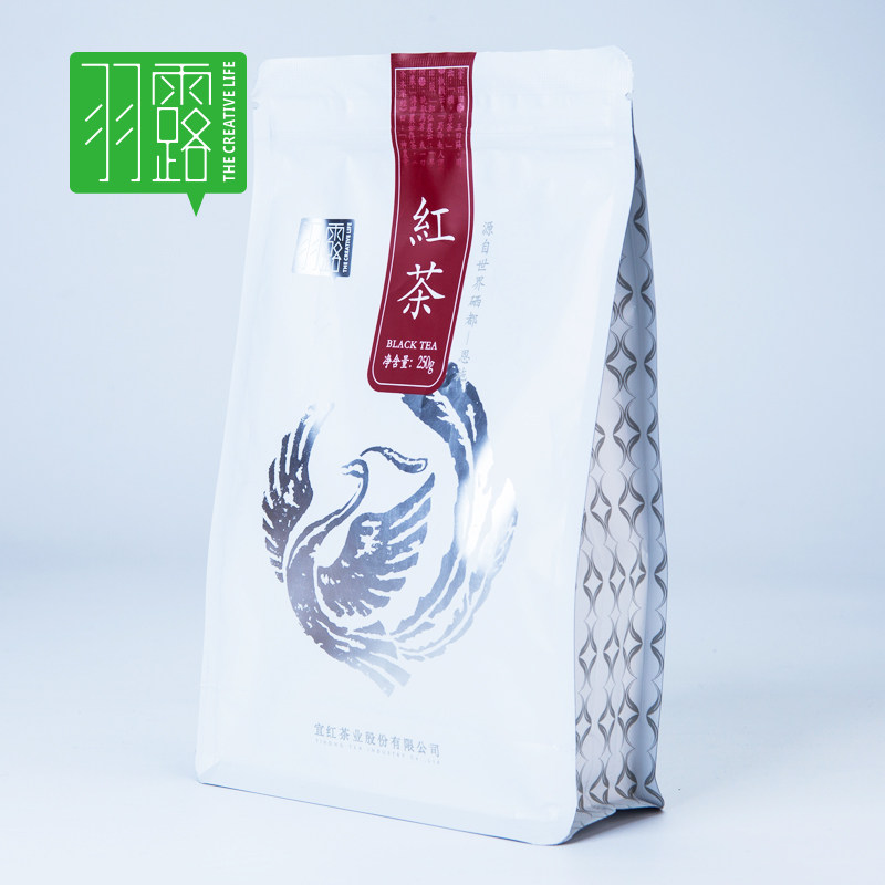 宜红工夫红茶羽露红茶恩施高山红茶湖北茶半斤装办公接待250g袋装
