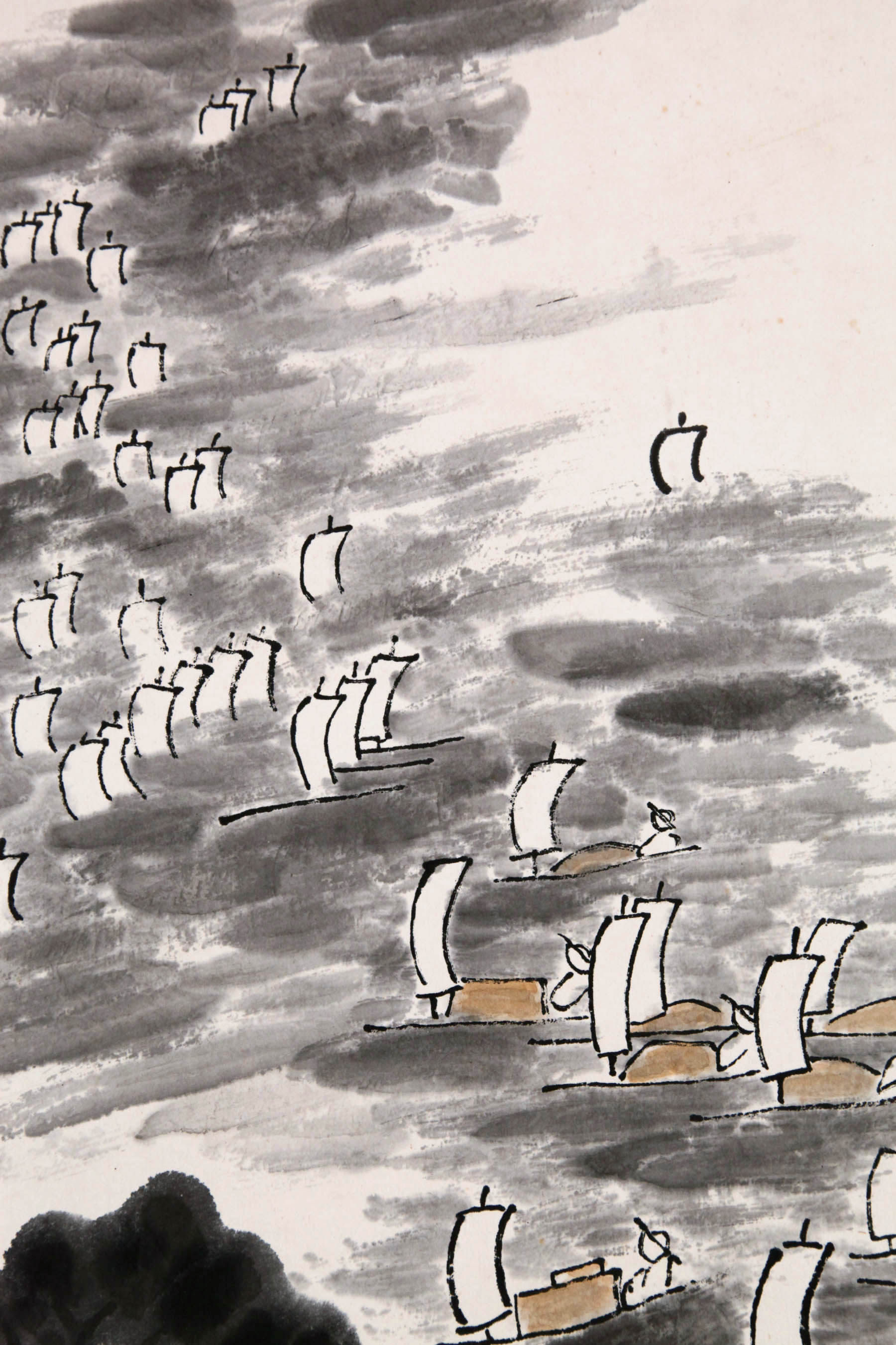 陶博吾《千帆破风图》