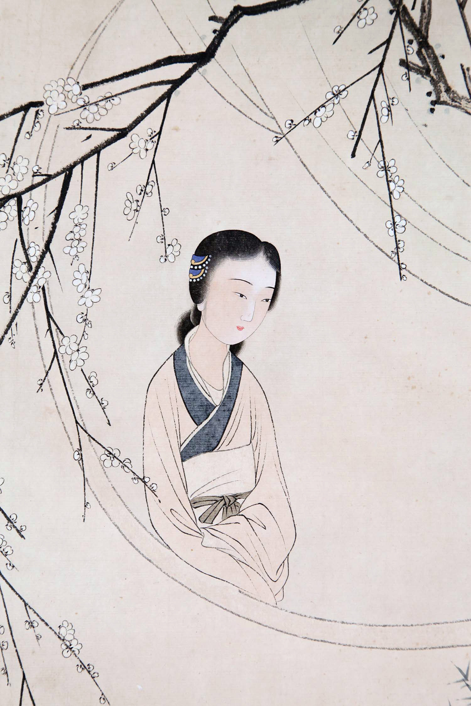 陈少梅《梅影女史图》