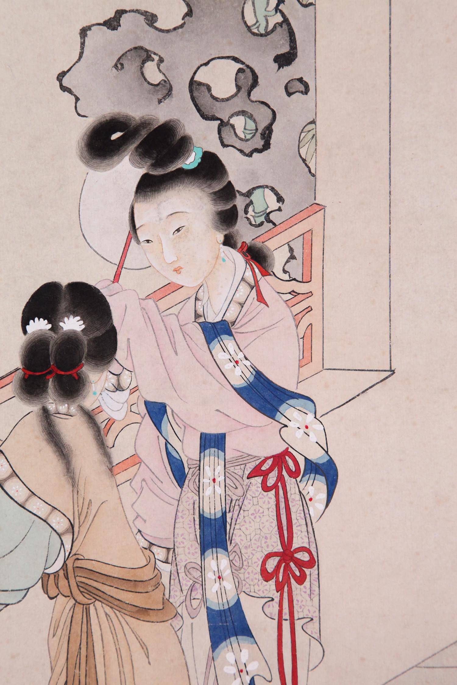 费丹旭《仕女》