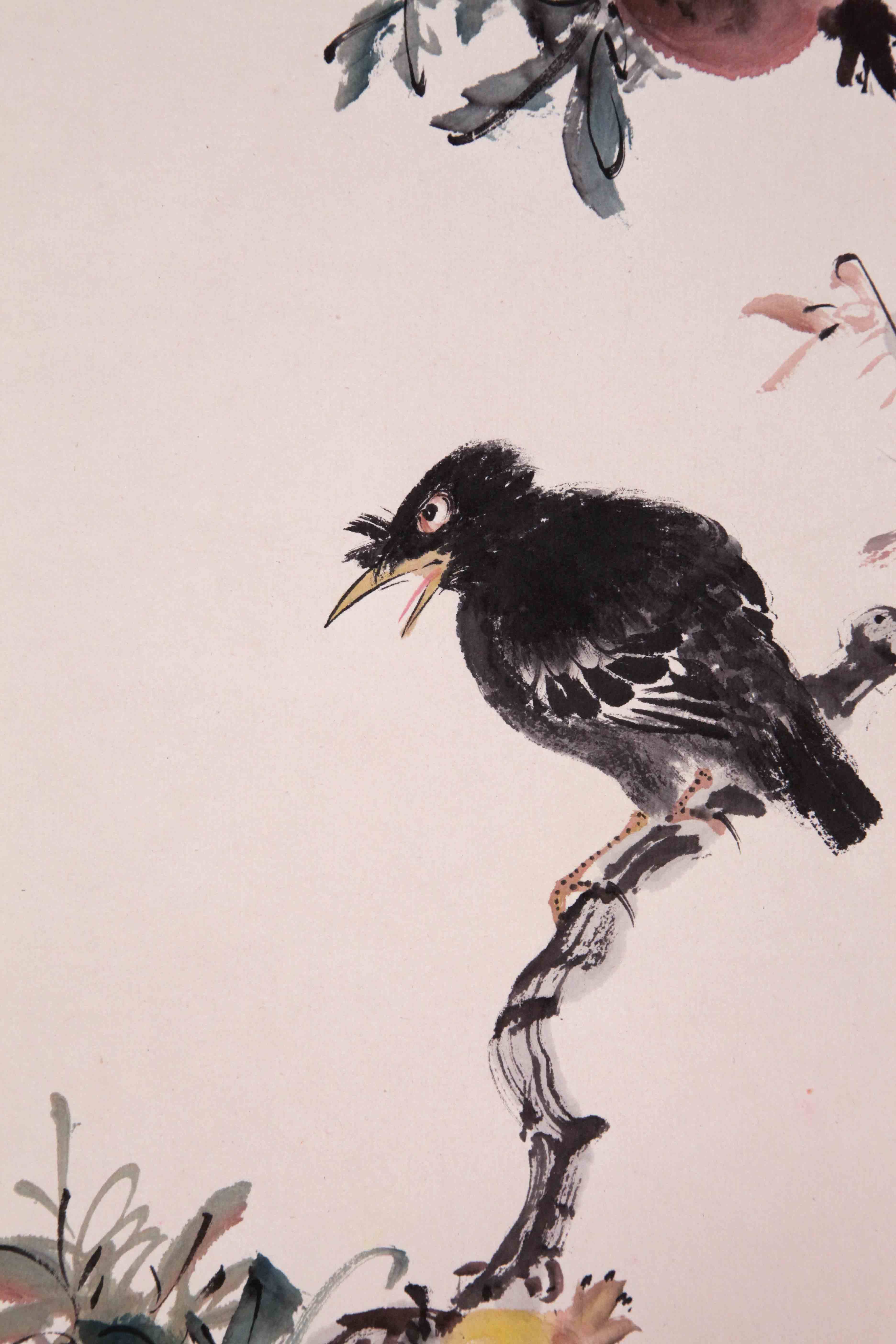 王雪涛 《石榴八哥》