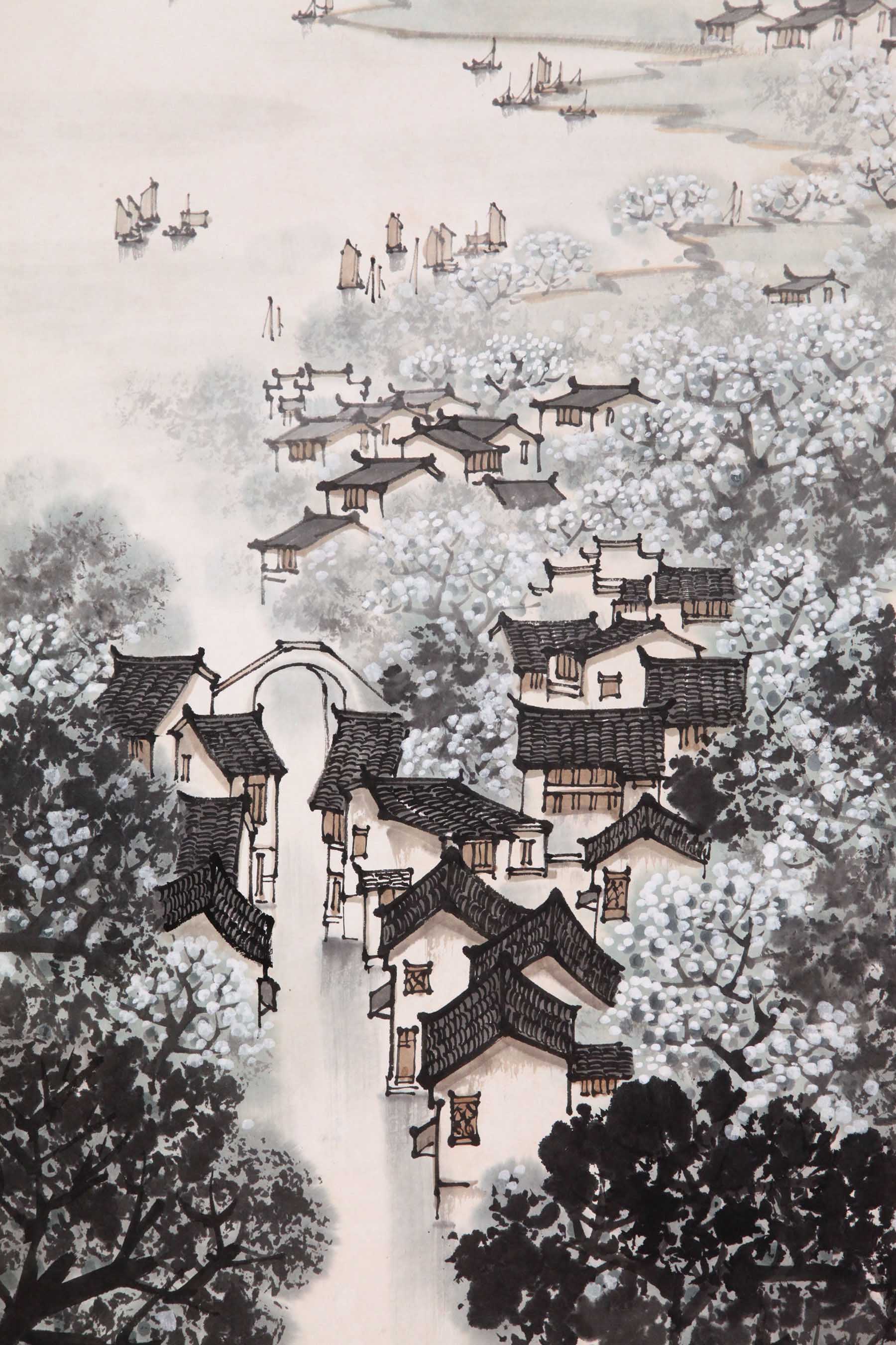 宋文治《江南水乡》