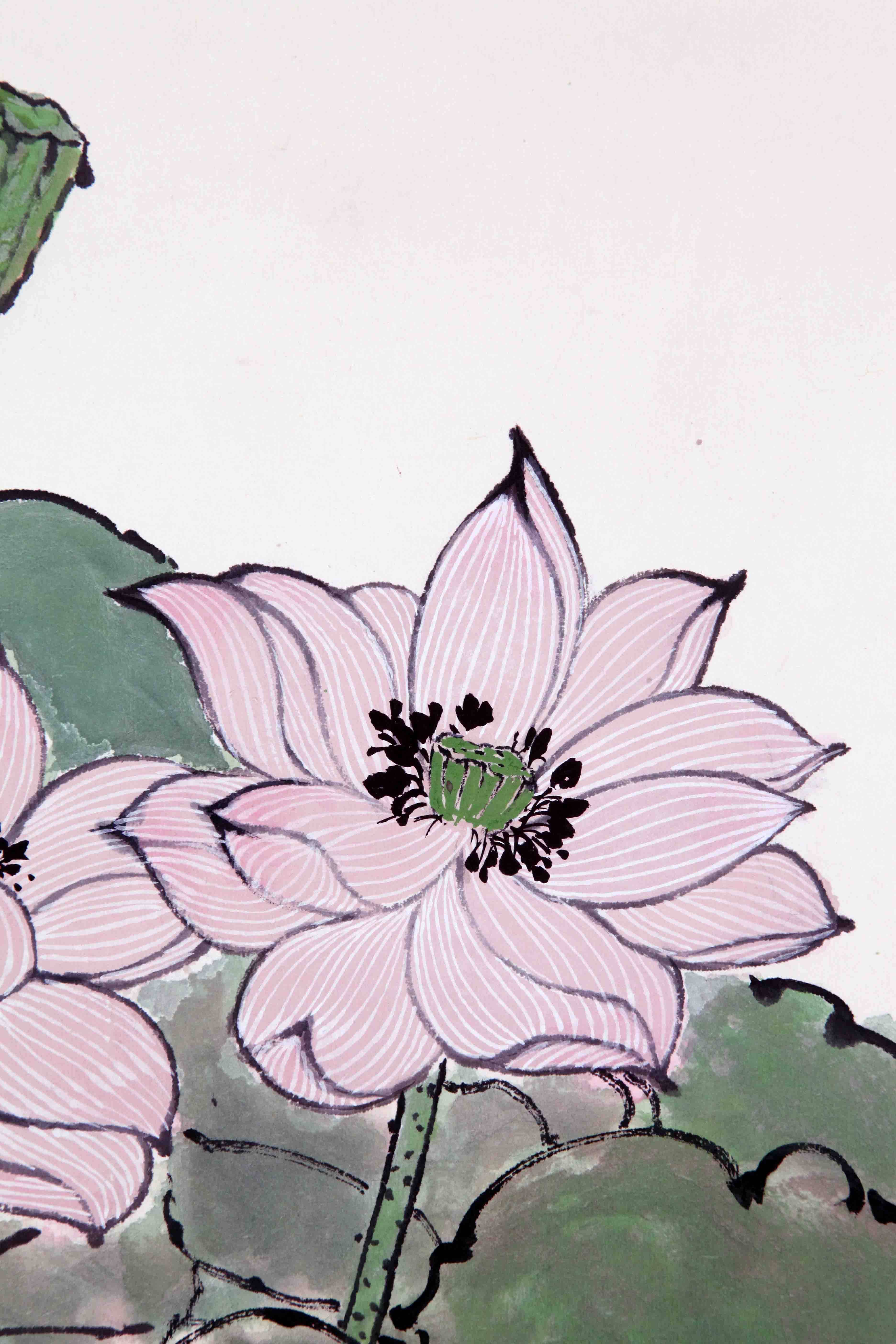 郭味蕖《荷塘清韵》